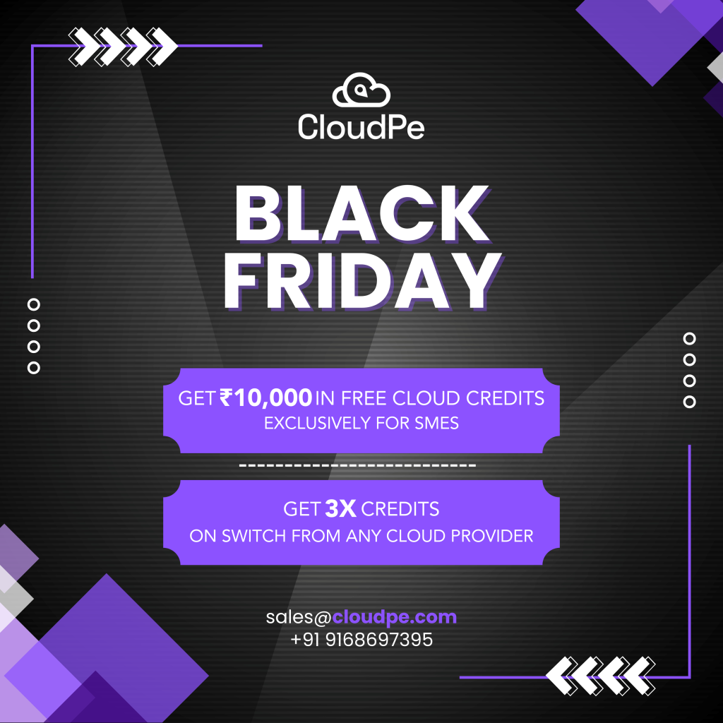 black friday deals on cloud services | Cloudpe